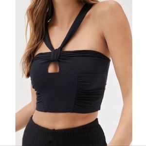 Urban Outfitters UO Black Halter Tank Top